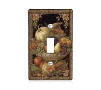 Plaques de protection pour interrupteur d'interrupteur - Multicolore - Fruits et légumes d'automne pour décoration d'intérieur - Plaques murales en thermoplastique - Taille standard