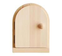 Plaques de protection professionnelles pour prise de courant électrique - Motif porte de fée | Housse de protection en bois massif pour cuisine, maison, sans perçage, cadre décoratif, décoration de