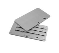 Plaques de Récupération de Phrase de Récupération Bitcoin en Acier Inoxydable