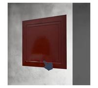 Plaques de réparation en plastique pour les murs s Tailles multiples multicolores en aluminium de bouton poussoir de panneau d'accès de cloison sèche(Redwood,15x15cm/6x6in)