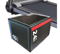Plaques De Saut Pour Entraînement,Boîte De Saut Plyométrique Anti-Dérapante | Cube D'Équilibre Débutants Entraînement Vitesse SautSquat