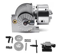 Plaques de séparation de la queue de fraiseuse CNC - Table rotative universelle à 3 mâchoires pour fraiseuses verticales et horizontales, outil d'usinage de précision