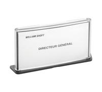Paperflow Plaque de signalisation Cinatur, format carte de visite 6,5 x 11,5 cm