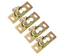 Plaques de suspension en fer robuste pour portes coulissantes, support de montage sécurisé à rouleau pour des configurations simples de matériel de porte, supports de suspension