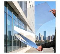 Plaques de Toiture en Polycarbonate Étanches Pluie Plaque Transparente Résistante Aux Chocs pour Maisons, Couvertures Toit, Terrasses, Remplacement Panneaux Toiture(0.8x6m/2.62x19.68ft)