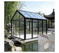 Plaques de Toiture en Polycarbonate, Plaque Transparente en Polycarbonate Serre Panneau de Remplacement Toiture Facile Plier et Découper pour Serres, Carports(1.5x3m/4.92x9.84ft)