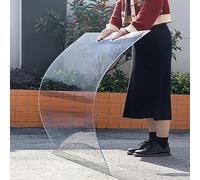 Plaques de toiture en polycarbonate - Plastique acrylique transparent résistant aux intempéries pour serres, auvents, abris d'auto et autobus