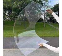 Plaques De Toiture En Polycarbonate Transparent De 1mm,Feuille En Plastique Acrylique Claire,Panneau D'isolation De Toit,Faciles À Plier Et À Couper,Panneaux De Remplacement Résistant UV,W×L-0.6x3m