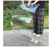 Plaques De Toiture En Polycarbonate Transparent,Feuille Polycarbonate En Fibre De Verre,Serres Panneaux De Toiture Isolants,pour Jardin,Serre,Abri D'aut(Size:100X200 cm(3.3x6.6 ft),Color:Clear：1.5 mm)