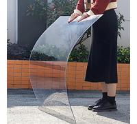 Plaques de toiture en polycarbonate transparent - Isolation imperméable pour auvent extérieur, abri d'auto, cadre froid, panneau de toit en plastique durable - 0,6 x 15 m - Panneau de rechange pour