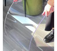 Plaques De Toiture en Polycarbonate Transparent, Plaque Acrylique Pvc Plastique pour Marquise de Porte Exterieur Serre Jardin Toiture Abris Terrasse(1.22x3m(4x9.8ft))