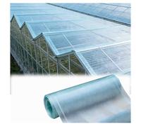 Plaques de Toiture en Polycarbonate Transparent Plaque Plastique PC Transparente Isolante et Étanche Pluie pour Extérieurs, Vérandas, Serres, Maraîchères, Abris Voitures(0.5x1m/1.64x3.28ft)