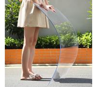 Plaques De Toiture en Polycarbonate Transparent, Plaque Plexiglass Acryliques Transparentes, pour Marquise de Porte Exterieur Pergola Jardin Exterieur Serre Fenêtre Patio(1.22x4m(4x13.1ft))