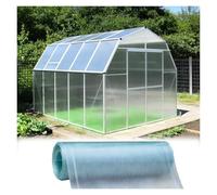 Plaques de Toiture en Polycarbonate Transparent Plaques en Fibre de Verre Serres Panneaux Terrasses Extérieures pour Serres, Jardin, Abris Voitures Panneaux(0.8x8m/2.62x26.24ft)