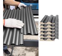 Plaques de toiture ondulées, panneaux isolés pour la protection contre les intempéries, parfaits pour les vérandas, garages, écuries