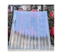 Plaques de toiture transparentes en polycarbonate ondulé pour serres et abris de jardin, housse isolante, panneaux de rechange faciles à découper, solution résistante aux intempéries