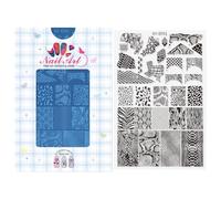 Plaques d'estampage pour Nail Art, dessins de lignes de fleurs, plaque de timbre d'images, modèle de manucure en acier inoxydable, outil d'art, plaques de timbre