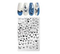 Plaques d'estampage pour nail art, motifs de fleurs, plaques de timbre, plaques de tampon, modèles de manucure, outils artistiques, plaque d'images d'ongles