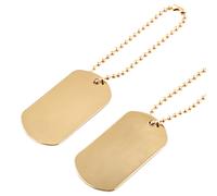 Plaques d'identité US Dog Tag MFH - Gold