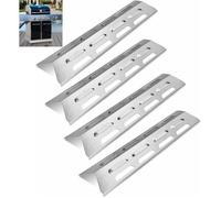 Plaques Diffuseurs Inox 16 Pouces Lot de 4, Compatibles Ultar/Blooma/Outback, Pièces Remplacement Barbecue Gaz