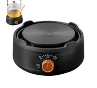 plaques Électrique Portable - Cuisinière de Cuisine, Chauffe-Café, Contrôle Ajustable | plaques Unique pour Voyage, Camping, Dortoir, Pique-nique, Hôtel, Maison, Chauffe-Théière