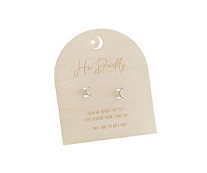 Plaques en bois pour enregistrement de naissance de bébé, disque commémoratif en bois pour nouveaux parents et grands-parents comme cadeau unique souvenir de famille