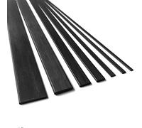 Plaques en fibre de carbone, 2 panneaux 500 mm, bande haute résistance 1, à 6,0 d'épaisseur, feuille renfort for tente cerf-volant(4x20x500mm)