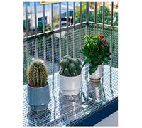 Plaques en Maille, plaques légères en Polycarbonate perforé 115 x 100 cm, Trous de 10 mm, Panneaux décoratifs étanches en Plastique, moustiquaires Transparentes pour fenêtres extérieures