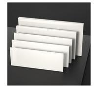 Plaques En Plastique ABS Blanc, Usinage CNC, Épaisseur: 0,5/0,8/1/1,5/2/3/4/5/6/8/10/15/20/25/30mm(100x200x8mm 2pcs)