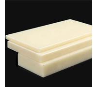 Plaques en plastique ABS, feuilles de matériaux d'ingénierie CNC, beige et noir(Off-white,40x500x500mm 1pc)