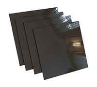 Plaques en plastique, Panneaux de carbone mats et brillants, épaisseur 0,25 à 5 mm(Plain Matte,100 * 250 * 1.5Mm)