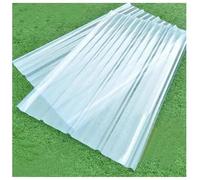 Plaques en Polycarbonate Ondulé,Panneaux de Toiture Ondulées Extérieure,Panneaux d'éclairage du Jour en FRP,Panneau de Toit de Hangar de Jardin,Tôles Profilées Silencieux(16pcs,0.9*1.8m/35*71in)
