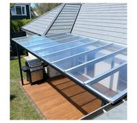 Plaques en Polycarbonate Plaques 1 Mm, Panneaux Translucides pour Serres Plaque Polycarbonate Transparente pour Pluie, Neige, Serres, Jardin, Facile Nettoyer(1.5x1m/4.92x3.28ft)