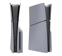 Plaques faciales compatibles avec PS5 Slim Disc Edition | Façades durables, installation facile. (Gris)