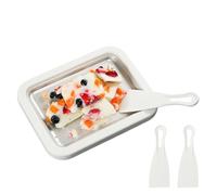 Plaques Glace Ice Roll, Machine Crème Glacée Avec 2 Spatules, Ice Cream Maker, Plaques À Glace Roulée, Plateau Roll Pour Fabrication Glaces, Yaourt, Fruits, Milkshake