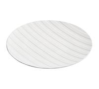 Plaques Grande assiette en céramique avec motif de ligne, assiette à dîner, assiette blanche western, assiette à steak, plateau de service de table (14 pouces)