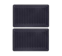 Plaques grill-panini par 2, xa800312 - Croque-monsieur Tefal - Ustensiles