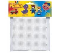 Hama Plaques pour perles à repasser 226 – 2 plaques Midi (ronde et carrée)