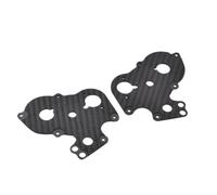 Plaques Latérales Boîte Vitesses Carbone pour Tamiya ORV Châssis Pièces RC