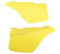 Plaques latérales UFO Jaune Suzuki RM250