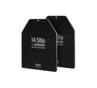 Plaques Lestées Pour Gilet Lesté 2 Plaques 6,59kg Acier Coupe Ergonomique Profilée