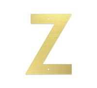 Plaques Métalliques De Couleur Dorée En Acier Inoxydable, 1 Pièce, Décoration Porte Murale Maison Familiale, Numéro, Boîte Aux Lettres, Rue Métal(Z,3inch)