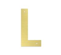 Plaques Métalliques De Couleur Dorée En Acier Inoxydable, 1 Pièce, Décoration Porte Murale Maison Familiale, Numéro, Boîte Aux Lettres, Rue Métal(L,4inch)