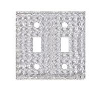 Plaques murales brillantes en strass - Couvercle de lumière décoratif pour les noms de maison - Disque de stationnement (largeur unique)