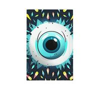 Plaques murales décoratives contre le mauvais œil - 1 prise de courant - Taille standard - 12,7 x 7,6 cm - Plaque d'interrupteur électrique - Décoration d'intérieur pour chambre à coucher et cuisine