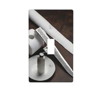 Plaques murales décoratives graphiques avec épée de samouraï du Japon - Plaque murale pour interrupteur à bascule unique