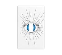 Plaques murales décoratives graphiques mauvais œil - Plaque murale pour interrupteur à bascule unique