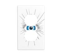 Plaques murales graphiques - Plaque murale Duplex avec impression mauvais œil