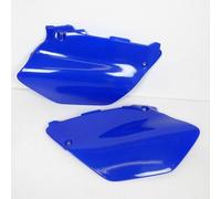 Plaques numéro latéral droite gauche bleu UFO compatible avec moto Yamaha 250 YZ 2002 à 2005