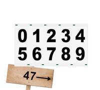 Plaques Numéros Boîte Aux Lettres,Chiffres Réfléchissants Étanches Pour Extérieur Autocollants | Autocollants Pour Portes Maison Bâtiments Commerciaux Voitures Livraison - Pour Boîte Aux